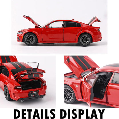 OPPCARE Zinc Alloy Model Car 1:32 Scale with Sound and Light for Kids Boy-Red