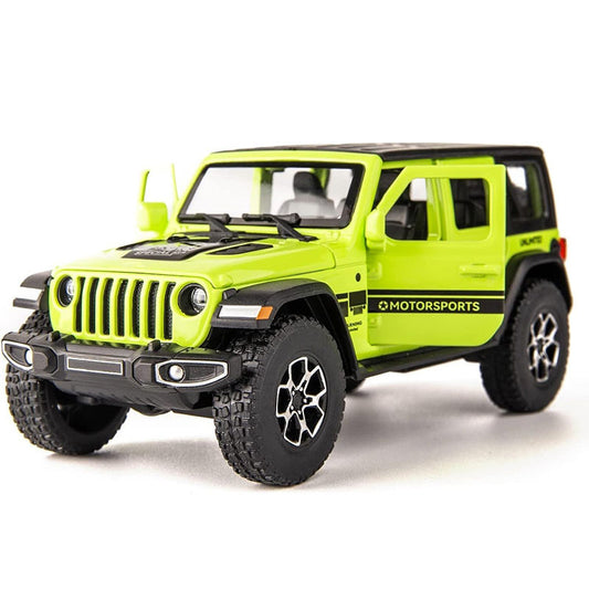 OPPCARE 1/32 Alloy Diecast Model Car with Pull Back Function & Light & Sound-Green