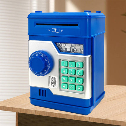 OPPCARE Toys Piggy Banks Safe Fingerprint Children Electronic Combination Lock Coin Saver-Blue