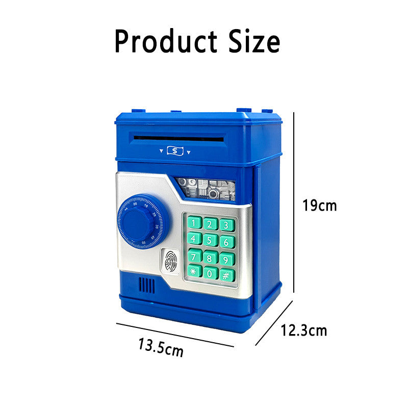 OPPCARE Toys Piggy Banks Safe Fingerprint Children Electronic Combination Lock Coin Saver-Blue