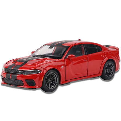 OPPCARE Zinc Alloy Model Car 1:32 Scale with Sound and Light for Kids Boy-Red