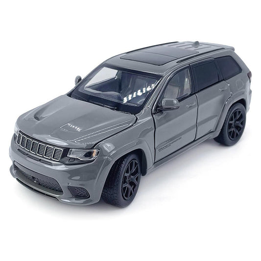 OPPCARE 1/32 Scale SUV Model Car with Sound & Light Collection Gifts for Men-Grey