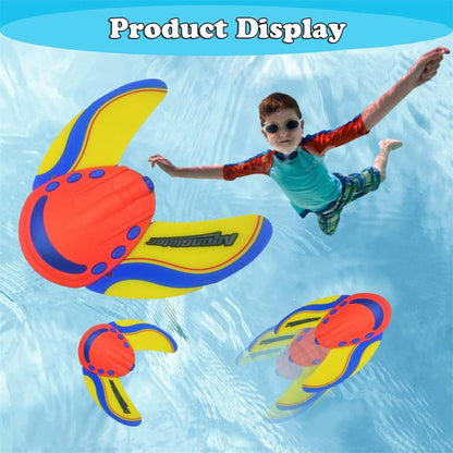 OPPCARE Underwater Gliders Fish Pool Toys with Adjustable Fins Self-propelled Fun Water Games-Orange