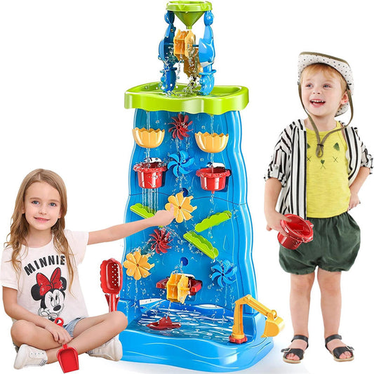 OPPCARE Water Table Toy for Kids 32Pcs Accessory Activity Sensory Table Water Fun Play Toys