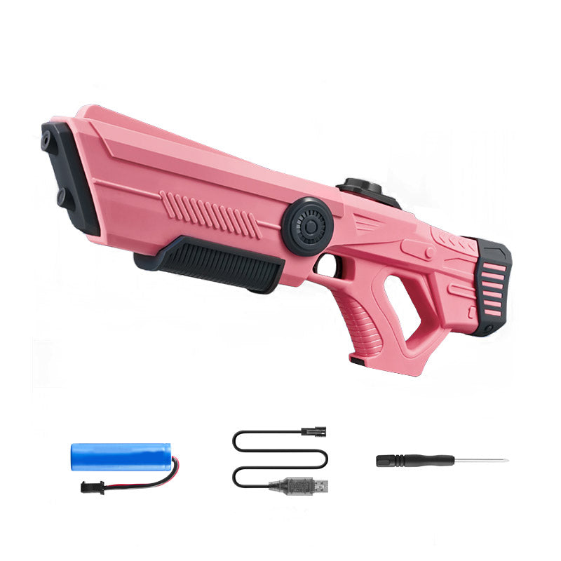 OPPCARE Electric Water Gun High Capacity Automatic Squirt Guns for Kids-Pink