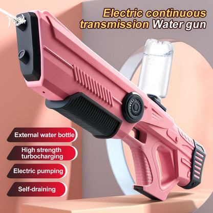 OPPCARE Electric Water Gun High Capacity Automatic Squirt Guns for Kids-Pink