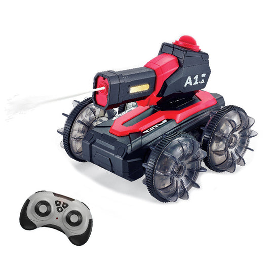 OPPCARE Amphibious Remote Control Car Waterproof RC Truck Water Pool Toys for Kids-Red