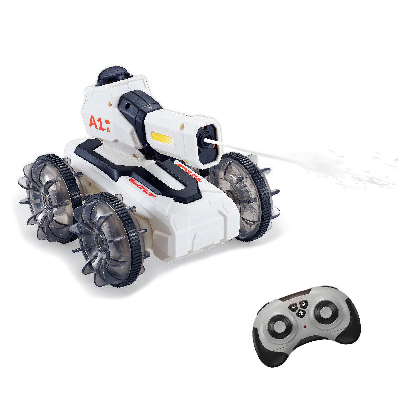 OPPCARE Amphibious Remote Control Car Waterproof RC Truck Water Pool Toys for Kids-White