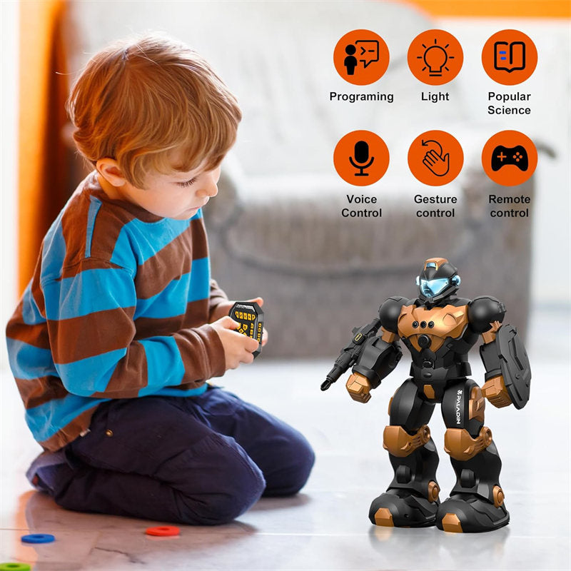 OPPCARE Robot Toys for Kids Intelligent Programmable Toy with Gesture Control Music Dancing Functions