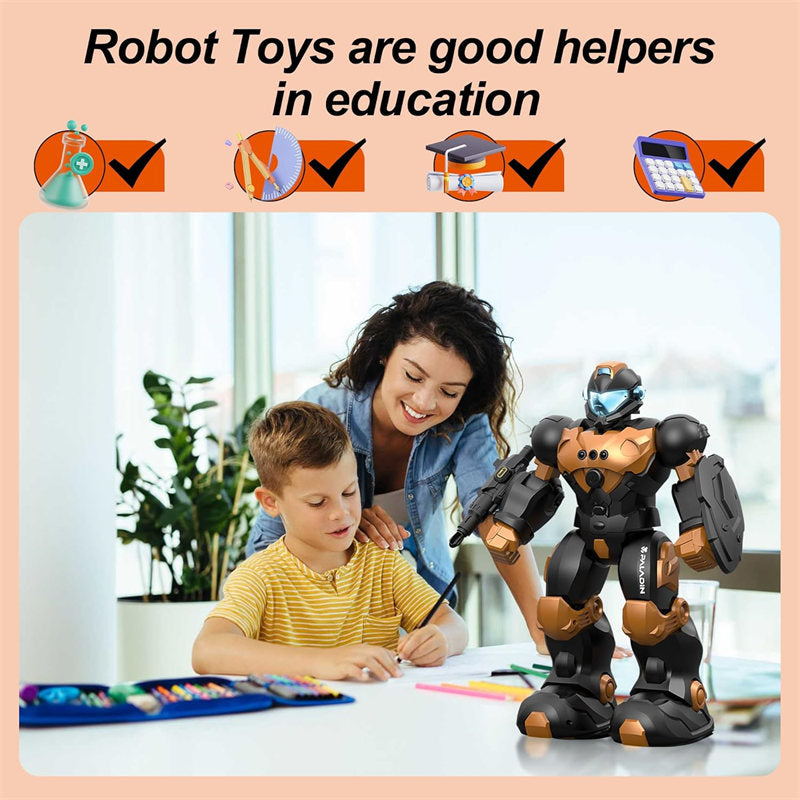 OPPCARE Robot Toys for Kids Intelligent Programmable Toy with Gesture Control Music Dancing Functions