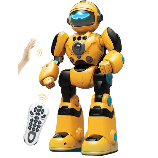 OPPCARE RC Robot Toys for Kids with Gesture Sensing Interactive Warrior Robot 1538-Yellow